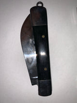 Navaja plegable con mango de mica plástica y madera — imagen 2 de 2