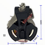 Funda porta esposas de polimero ultra resistente color negro — imagen 2 de 3