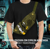 Cangurera bolso táctica militar con varios compartimentos organizadores — imagen 6 de 7