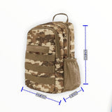 Mochila pechera táctica con puerto USB en color caqui de 6 litros — imagen 8 de 8
