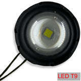 Lámpara táctica LED T9 de 15000 lúmenes reales con batería 26650 — imagen 3 de 4