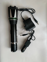 Lámpara taser de 2000 lúmenes con zoom y pila recargable 18650 — imagen 1 de 5