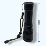 Lámpara táctica LED T9 de 10000 lúmenes con zoom manual — imagen 2 de 5