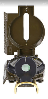Brújula militar Lensatic con líquido, mira de precisión y regla lateral — imagen 3 de 4