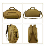 Mochila táctica 3 en 1 de 40 litros con sistema molle — imagen 2 de 9