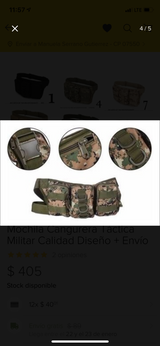 Cangurera táctica compacta de 1.5 litros para actividades outdoor — imagen 2 de 4