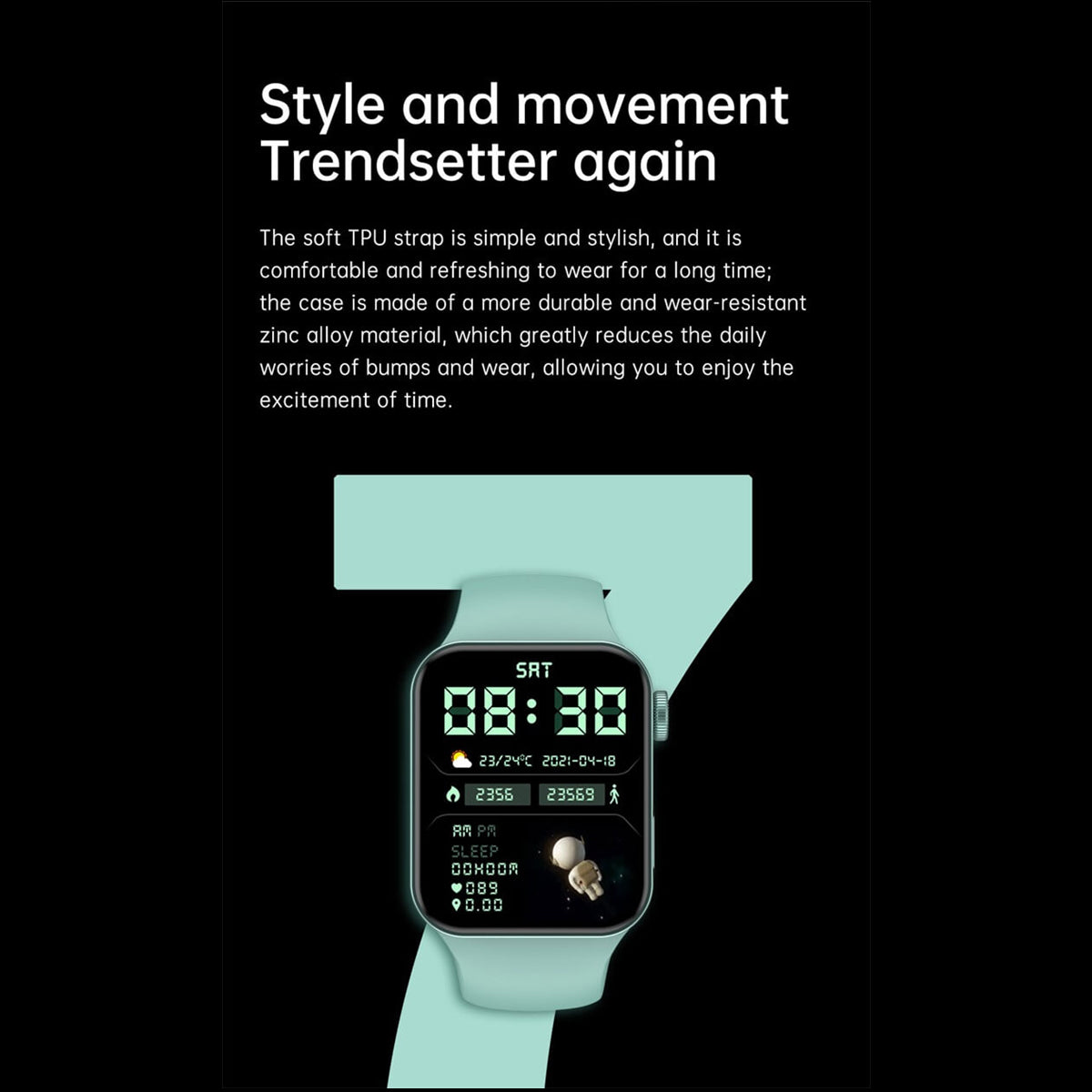 Fralugio Smart Watch Reloj Inteligente Iwo 7 Full Touch Ips