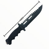 Cuchillo largo 2 en 1 con puñal secundario y funda incluida — imagen 2 de 8