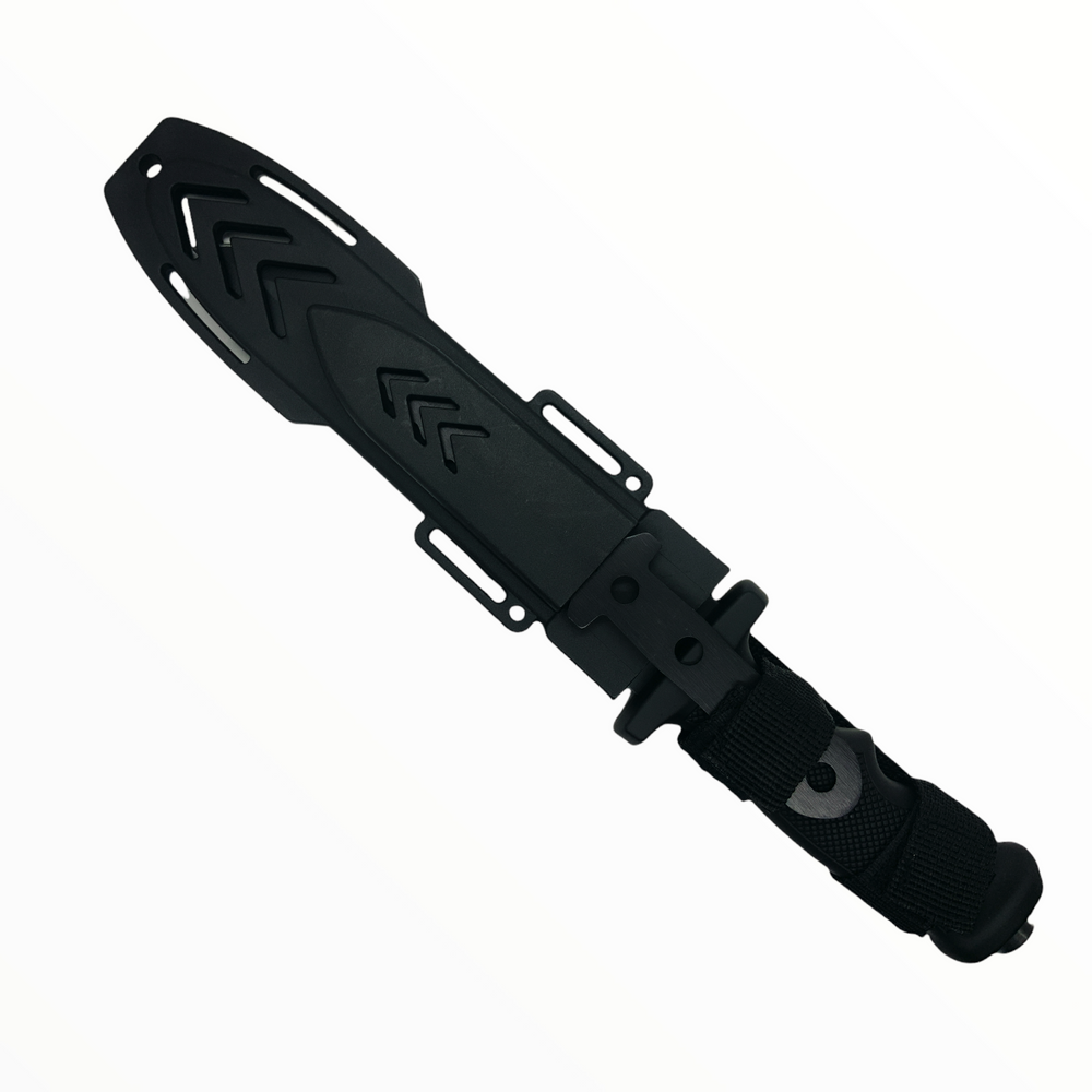 Cuchillo largo 2 en 1 con puñal secundario y funda incluida