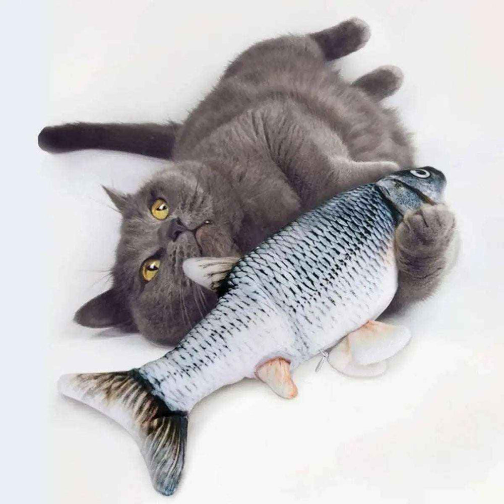 Juguete Eléctrico Realista De Pescado Para Gato O Perro