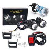 Kit 2 Faros LED Auxiliares Moto con Switch ON/OFF - Gadgets y Tecnología en Fralugio México — imagen 3 de 4