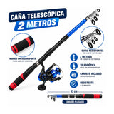 Kit de Pesca con Caña Telescópica 2 m y Maletín - Gadgets y Tecnología en Fralugio México — imagen 4 de 5