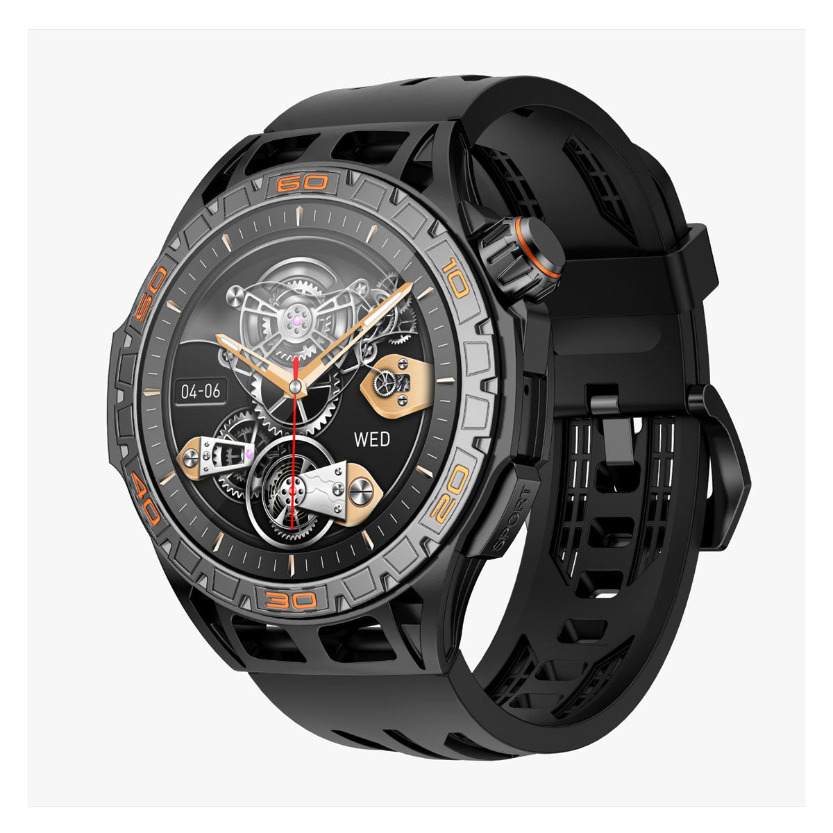 Smartwatch Reloj Inteligente Fralugio La102 Rough Llamadas Amoled