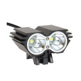 Lámpara para bicicleta con 2 LED Cree de 5000 lúmenes y batería recargable — imagen 4 de 4