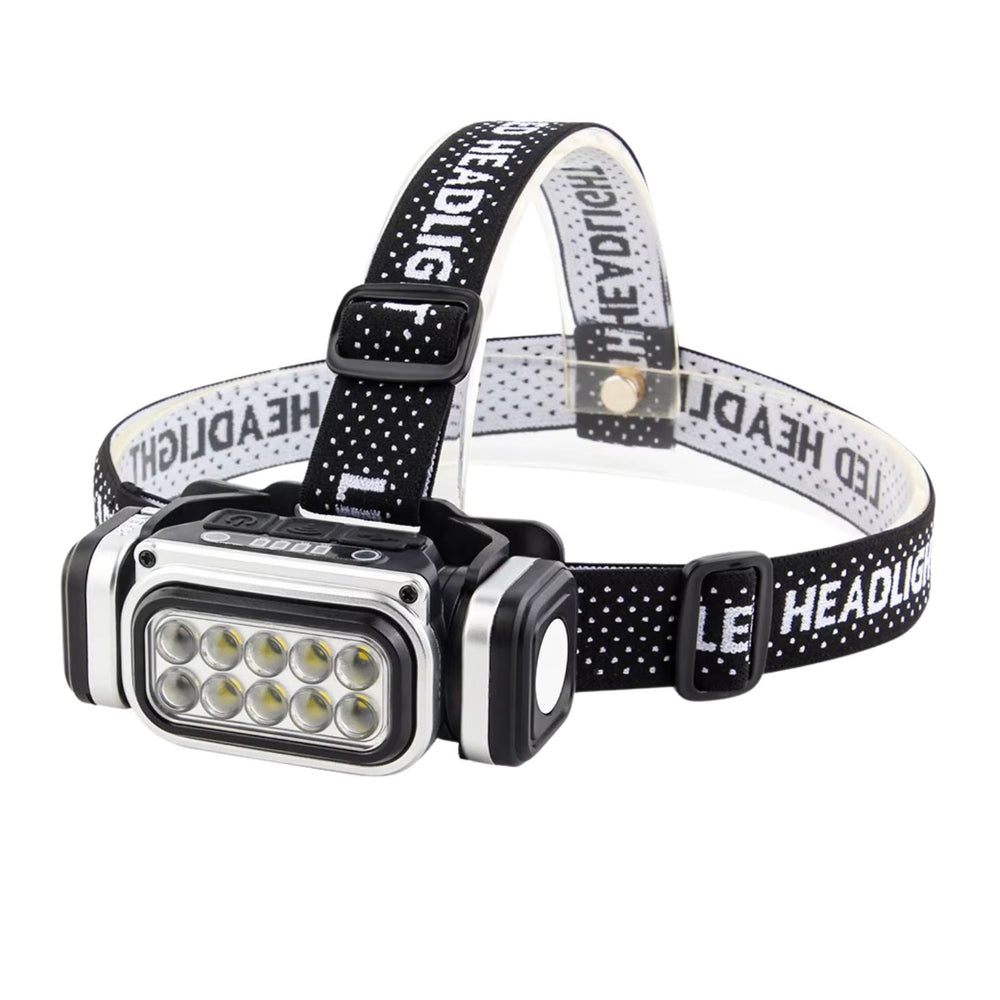 Lámpara Frontal 10 LED Recargable con Sensor de Movimiento - Gadgets y Tecnología en Fralugio México
