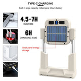 Lámpara LED 1000 Lúmenes con Soporte Telescópico y Panel Solar - Gadgets y Tecnología en Fralugio México — imagen 5 de 5