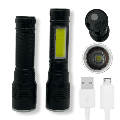 Lámpara LED COB Frontal y Lateral con Zoom - Gadgets y Tecnología en Fralugio México