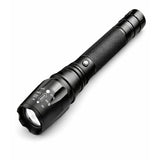 Lámpara LED T9 Recargable Zoom 5 Modos Batería 18650 - Gadgets y Tecnología en Fralugio México — imagen 1 de 4