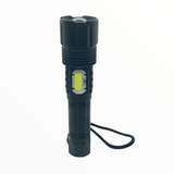 Lámpara LED T9 Táctica Zoom y COB Lateral - Gadgets y Tecnología en Fralugio México — imagen 3 de 4