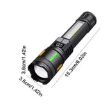 Lámpara LED USB-C con COB Efecto Patrulla - Gadgets y Tecnología en Fralugio México — imagen 2 de 5