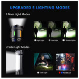 Lámpara LED USB-C con COB Efecto Patrulla - Gadgets y Tecnología en Fralugio México — imagen 4 de 5