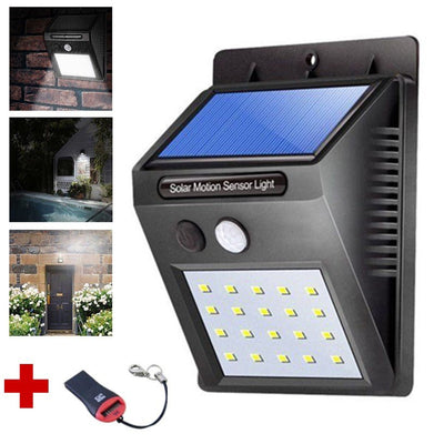 Lámpara Solar 10 LED con Sensor de Movimiento para Exterior - Gadgets y Tecnología en Fralugio México