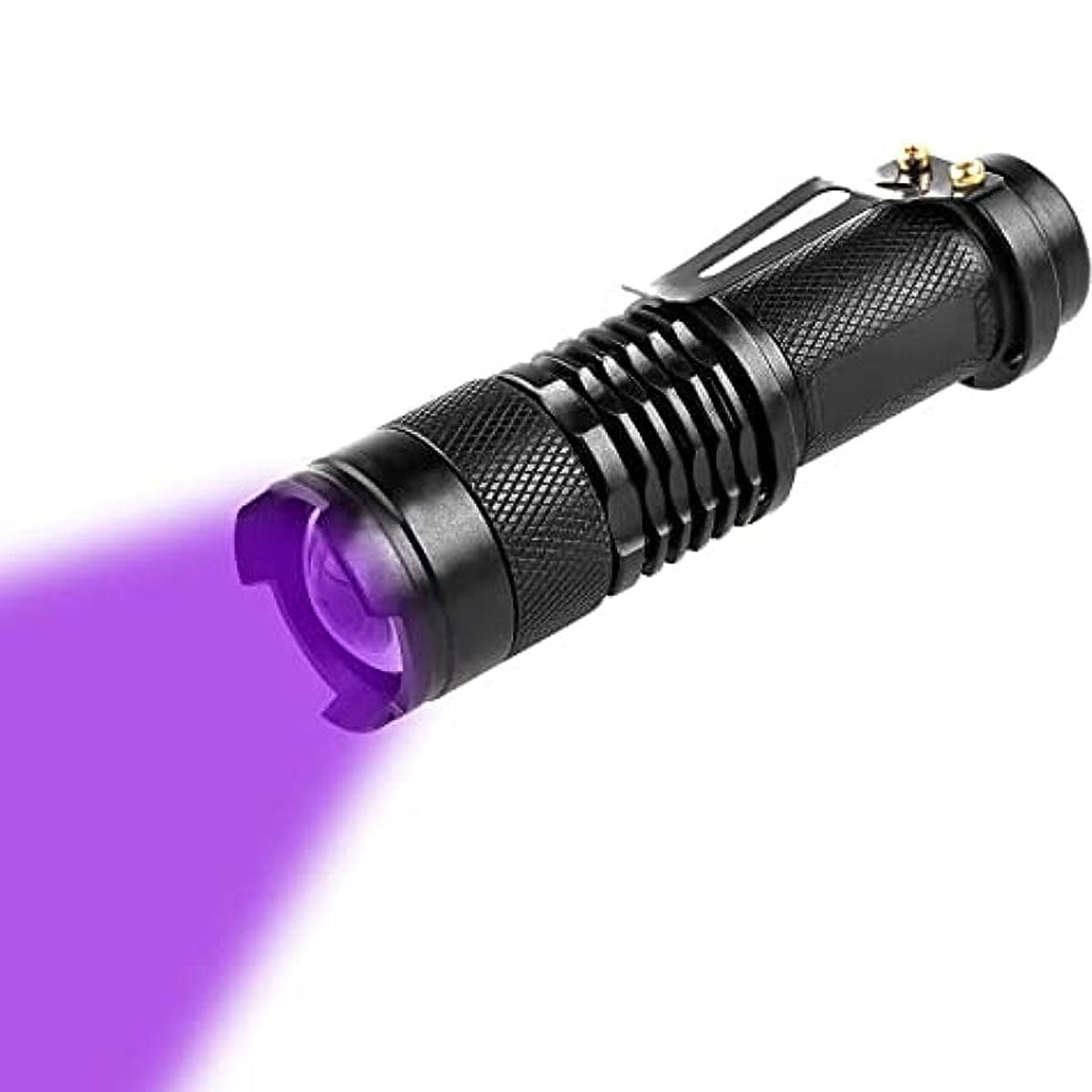 Lámpara Linterna Táctica Luz Negra Uv Ultravioleta Campismo Multiusos Seguridad Alacranes Batería Recargable Led Q5