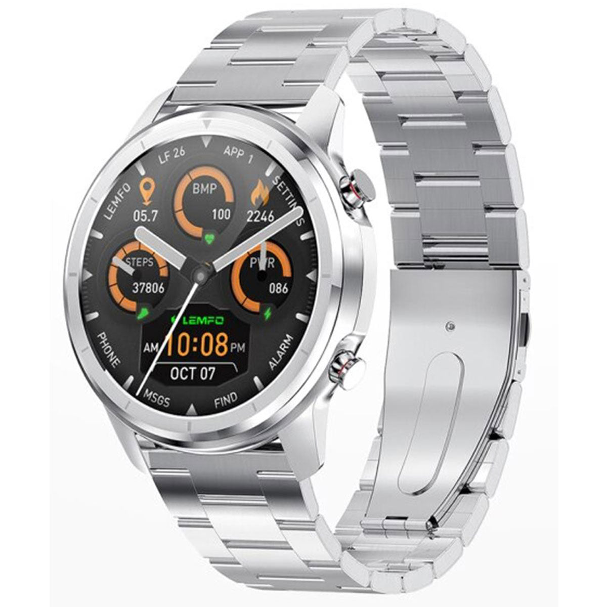 Smart Watch Reloj Inteligente Lemfo Lf26 Full Touch Hd Metal