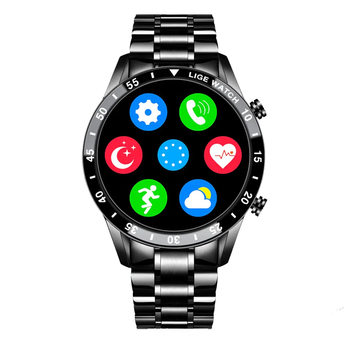 Smartwatch Reloj Inteligente Lige Bw220 Pantalla Hd Monitor Cardiaco Fralugio