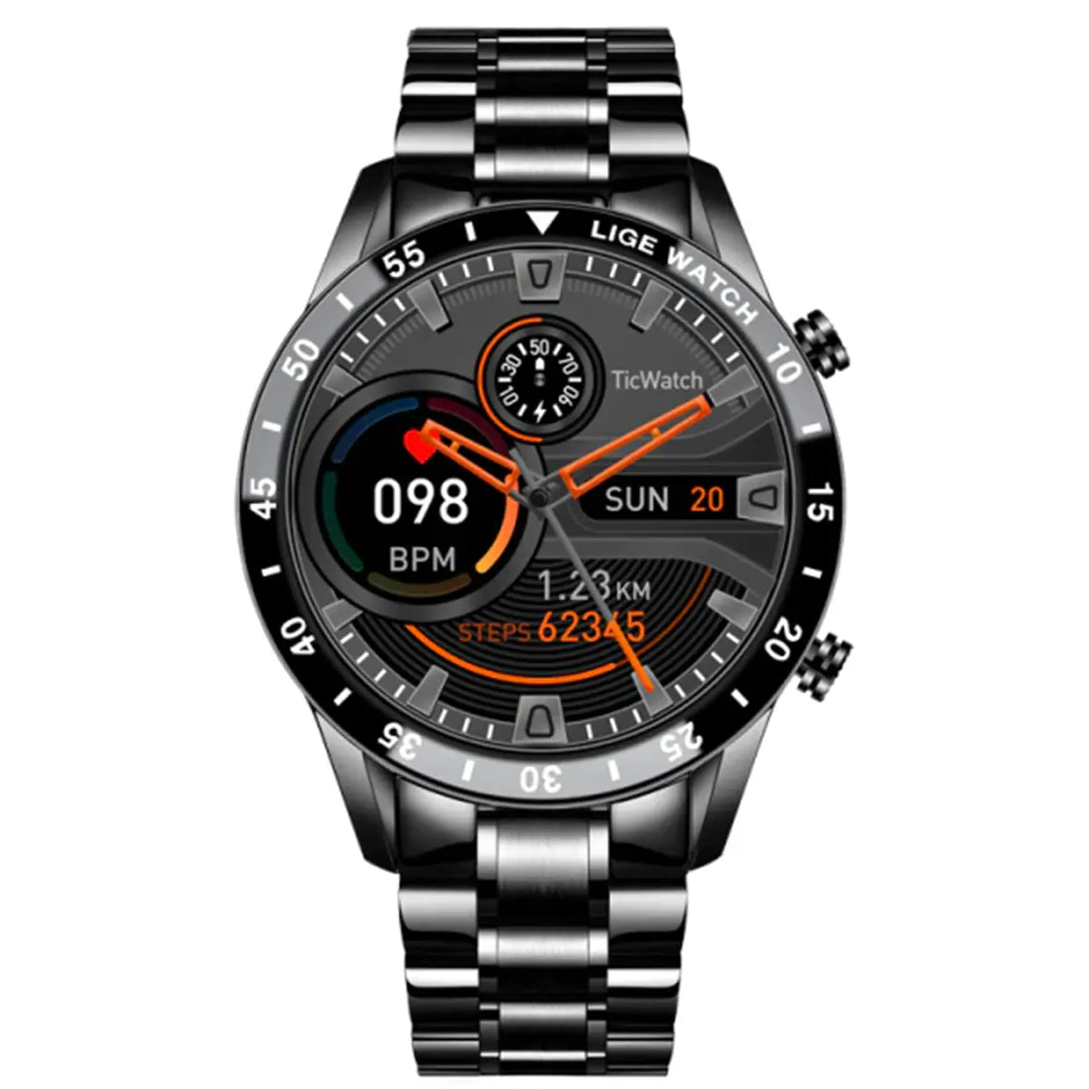 Smartwatch Reloj Inteligente Lige Bw220 Pantalla Hd Monitor Cardiaco Fralugio