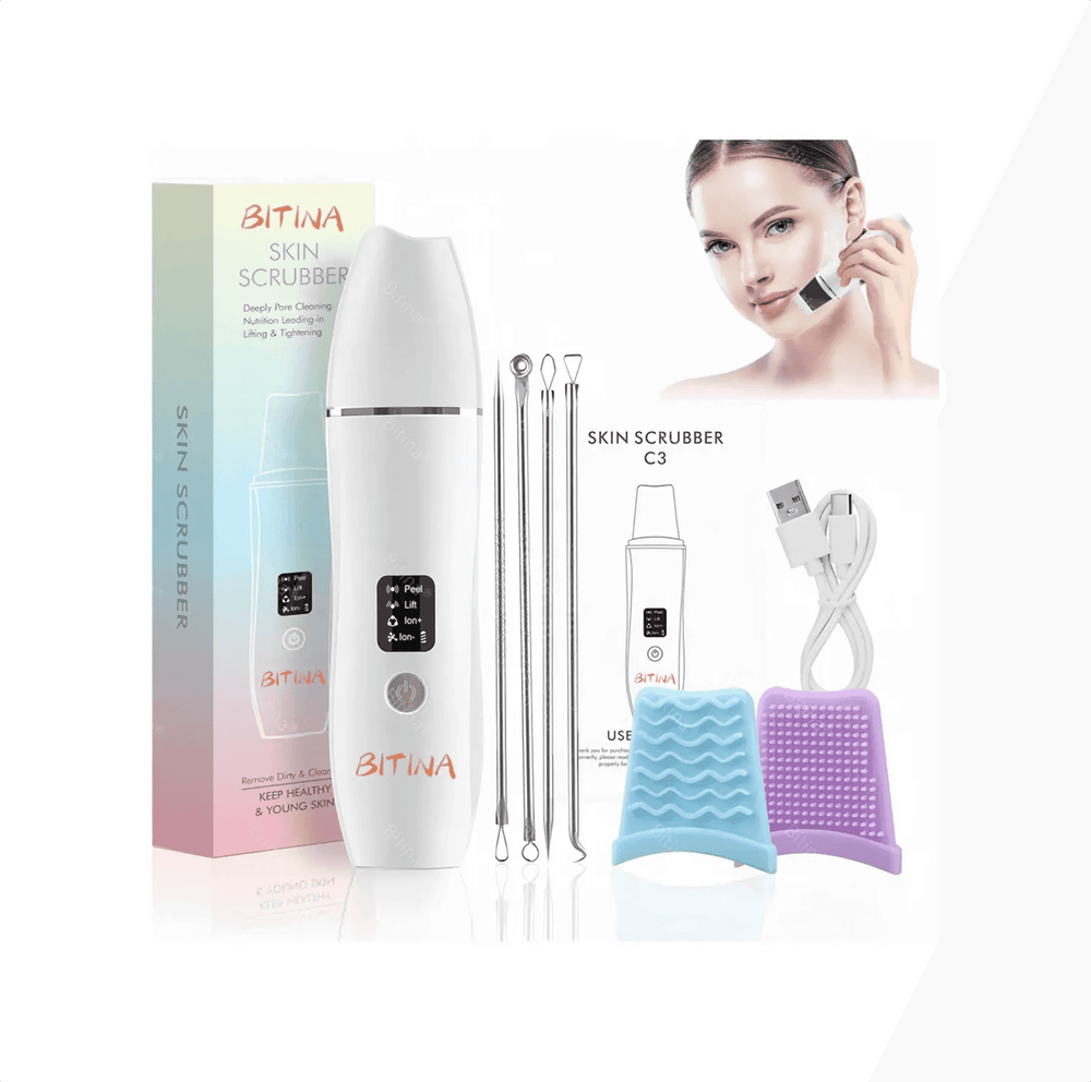 Limpiador Facial Ultrasónico, Limpieza  y Eliminación Espinillas