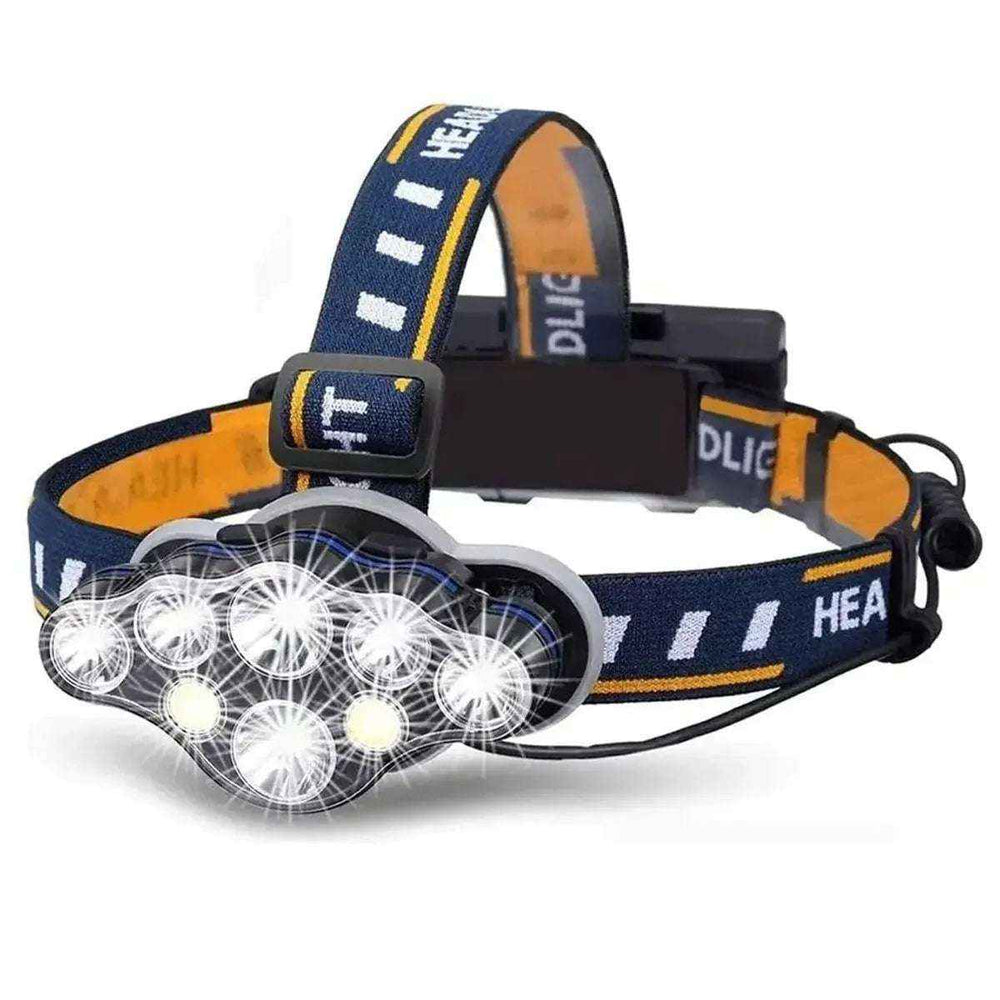 Linterna Lámpara de cabeza Led Linterna Minera Recargable Usb 8 Led