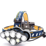 Linterna Lámpara de cabeza Led Linterna Minera Recargable Usb 8 Led