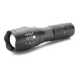 Linterna Lampara Táctica Linterna De Mano 3000 Lumenes Fralugio Cree Led T6 Recargable Con Zoom