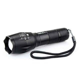 Linterna Lampara Táctica Linterna De Mano 3000 Lumenes Fralugio Cree Led T6 Recargable Con Zoom