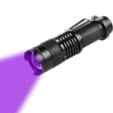 Linterna Lámpara Táctica Luz Negra Uv Ultravioleta Campismo Multiusos Seguridad Batería Recargable Led Q5