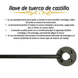 Llave Castillo Metálica para Filtro Centrífugo de Moto - Gadgets y Tecnología en Fralugio México — imagen 3 de 3