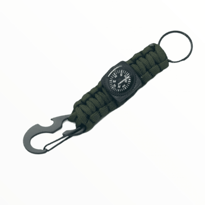 Llavero Paracord Táctico con Destapador y Brújula - Gadgets y Tecnología en Fralugio México