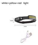 Luz Frontal LED 8 Modos Blanco Ámbar y Roja - Gadgets y Tecnología en Fralugio México — imagen 3 de 3