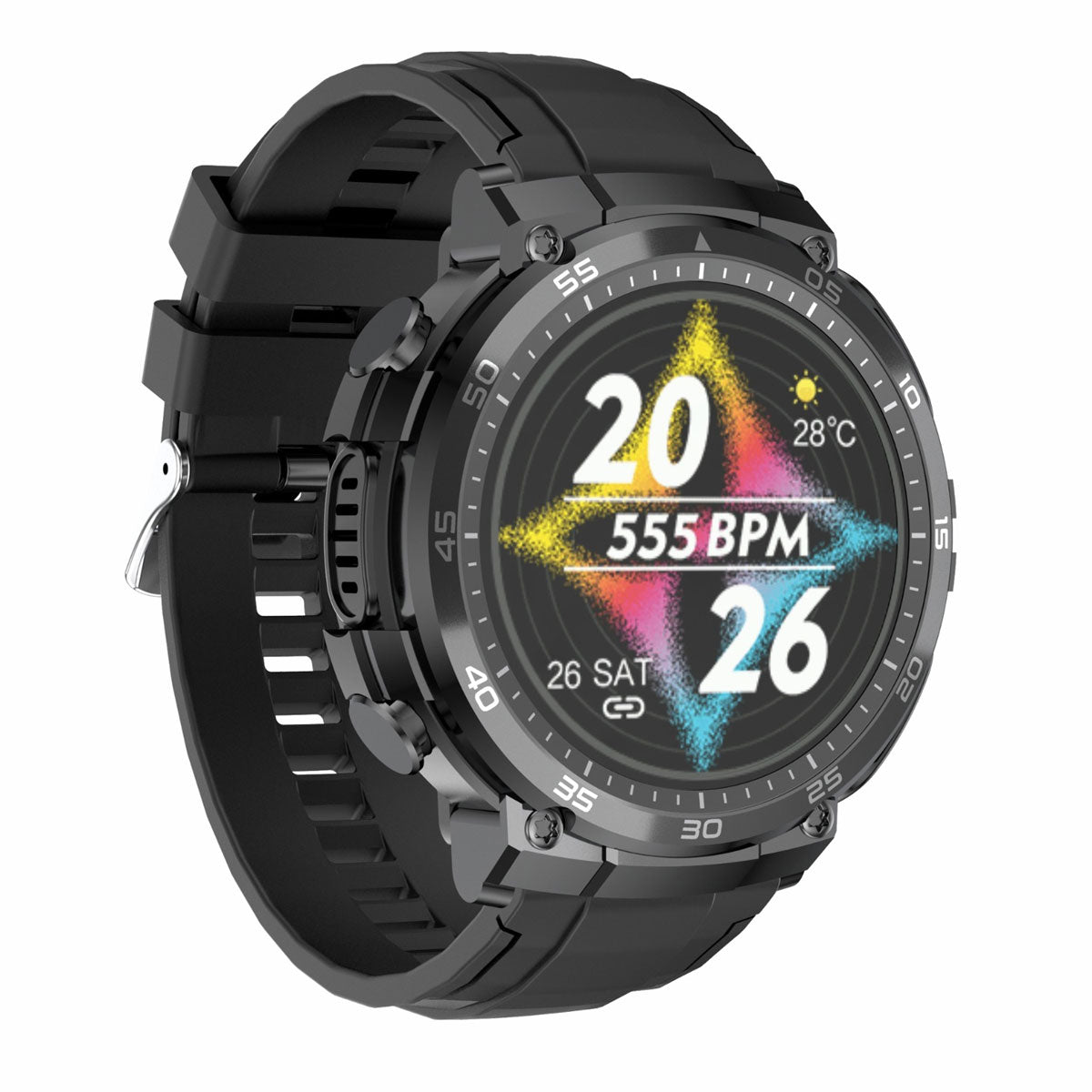 Smartwatch Reloj 3 En 1 M68 Fralugio Mp3 90mb Audífonos Tws