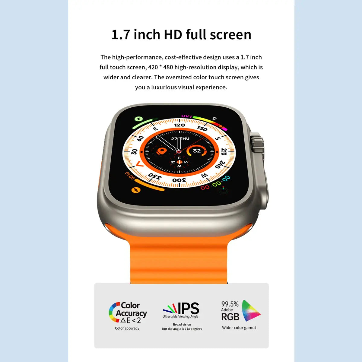 Reloj Smartwatch Inteligente M9 Ultra Mini Fralugio Nfc Ips Fralugio