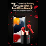 MANOS LIBRES AUDÍFONOS BLUETOOTH FRALUGIO F1 TÁCTILES LABIAL