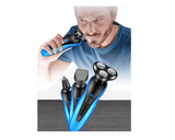Máquina Afeitar Barba Eléctrica 3 En 1 Recargable