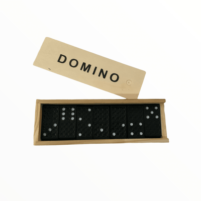 Mini Dominó con Caja de Madera - Gadgets y Tecnología en Fralugio México