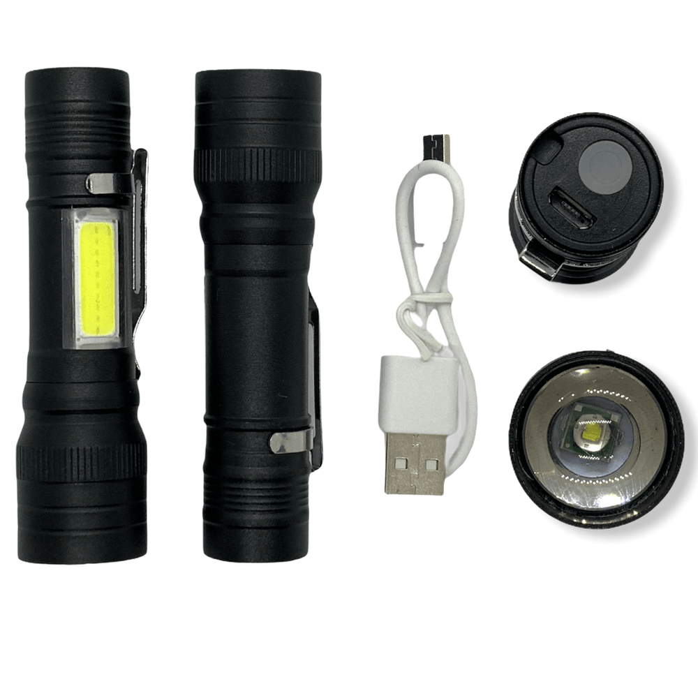 Mini Lámpara LED con Zoom y Clip, Luz Frontal y Lateral - Gadgets y Tecnología en Fralugio México