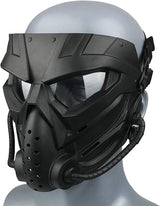 Máscara de cara completa con diseño de calavera o alien para airsoft — imagen 4 de 7