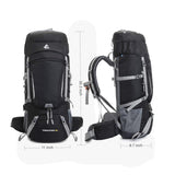 Mochila 60L Impermeable para Escalada y Senderismo - Gadgets y Tecnología en Fralugio México — imagen 6 de 7
