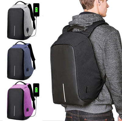 Mochila Antirrobo con Cable USB e Impermeable - Gadgets y Tecnología en Fralugio México