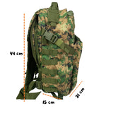 Mochila Táctica 20L 8 Compartimentos Sistema Molle - Gadgets y Tecnología en Fralugio México — imagen 2 de 7