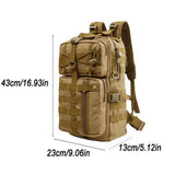 Mochila Táctica 32L Molle Porta Vaso y Parches - Gadgets y Tecnología en Fralugio México — imagen 3 de 5